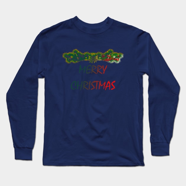 merry christmas Long Sleeve T-Shirt by simoo